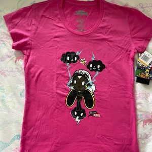 Tokidoki Marvel Storm Women Pink T Shirt Size S